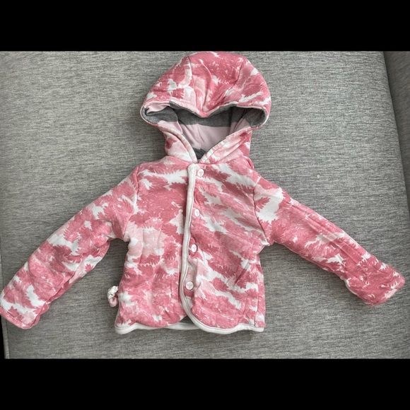 Reversible Burts Bees jacket. Size 3-6 - Picture 2 of 5